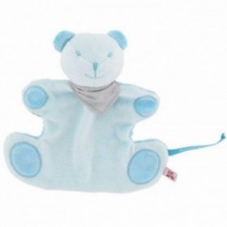 Accueil DPAM doudou DPAM Ours Bleu foulard gris Elidou Elidou Pantin