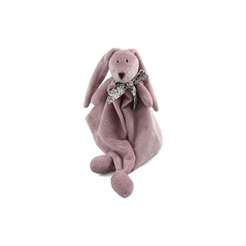 Accueil Dimpel doudou Dimpel Lapin Rose Foulard Liberty Violet Flore Plat