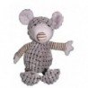 doudou Histoire d'ours Souris Gris  25cms Vagabond Pantin