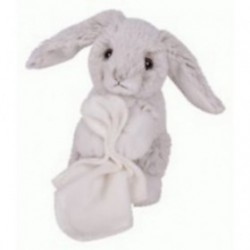 Accueil Histoire d'ours doudou Histoire d'ours Lapin Blanc mouchoir PM 16cm Oh studio HO2471 Oh studio Pantin