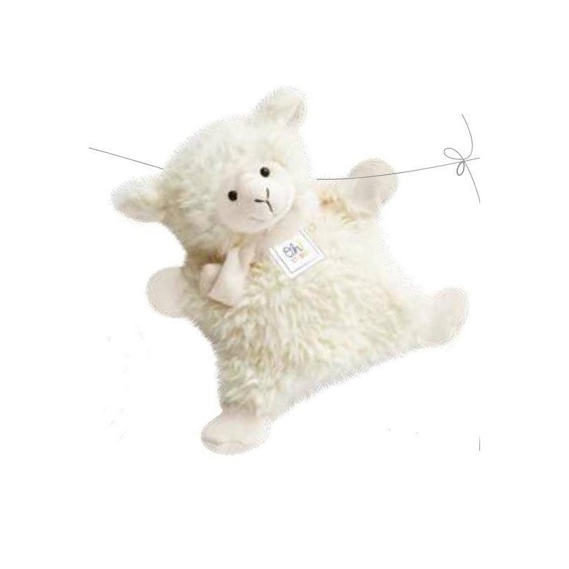 Accueil Histoire d'ours doudou Histoire d'ours Mouton Blanc 23cms blanc OH1037 Oh studio Marionnette