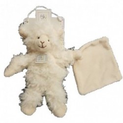 Accueil Histoire d'ours doudou Histoire d'ours Mouton Blanc avec mouchoir 20cms OH1035 Oh studio Pantin