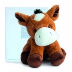 Accueil Histoire d'ours doudou Histoire d'ours Cheval Marron 25cms HO2549 La Ferme Pantin