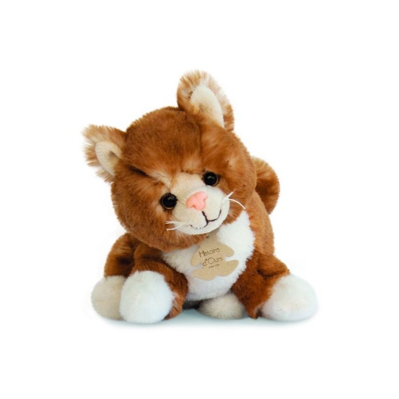 Accueil Histoire d'ours doudou Histoire d'ours Chat Marron 20cms HO2557 La Ferme Pantin