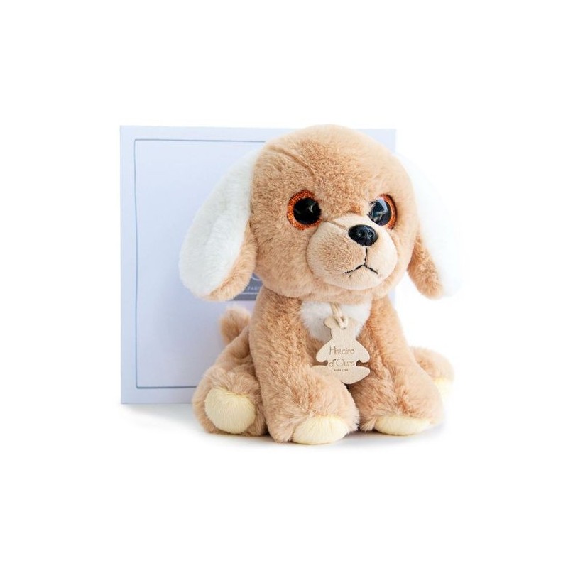 Accueil Histoire d'ours doudou Histoire d'ours Chien Marron HO2660 Peps Prairie Pantin