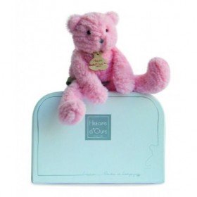 Accueil Histoire d'ours doudou Histoire d'ours Chat Rose 24cms HO2646 Sweety Pantin