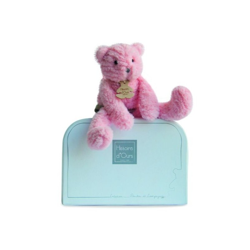 Accueil Histoire d'ours doudou Histoire d'ours Chat Rose 24cms HO2646 Sweety Pantin