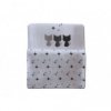 Accueil Chatounets doudou Chatounets Lange Blanc Lot de 2 gris 70*70 100% coton Astre Lange