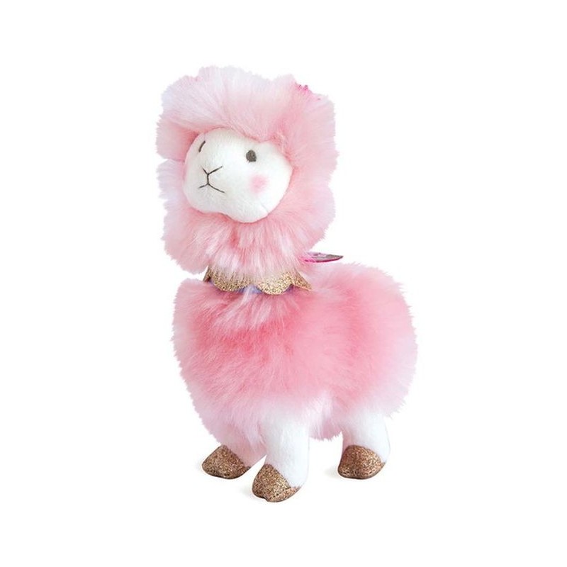 Accueil Histoire d'ours doudou Histoire d'ours Lama Rose 20cms Ici et d'Ailleurs Pantin