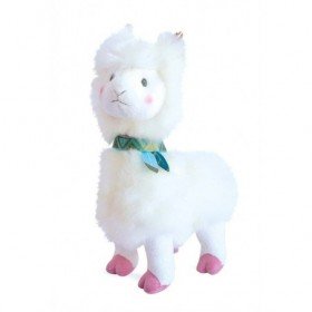 Accueil Histoire d'ours doudou Histoire d'ours Lama Blanc 30cms Ici et d'Ailleurs Pantin