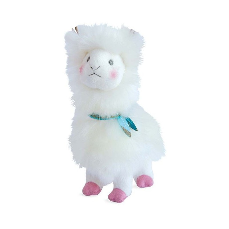 Accueil Histoire d'ours doudou Histoire d'ours Lama Blanc 20cms Ici et d'Ailleurs Pantin