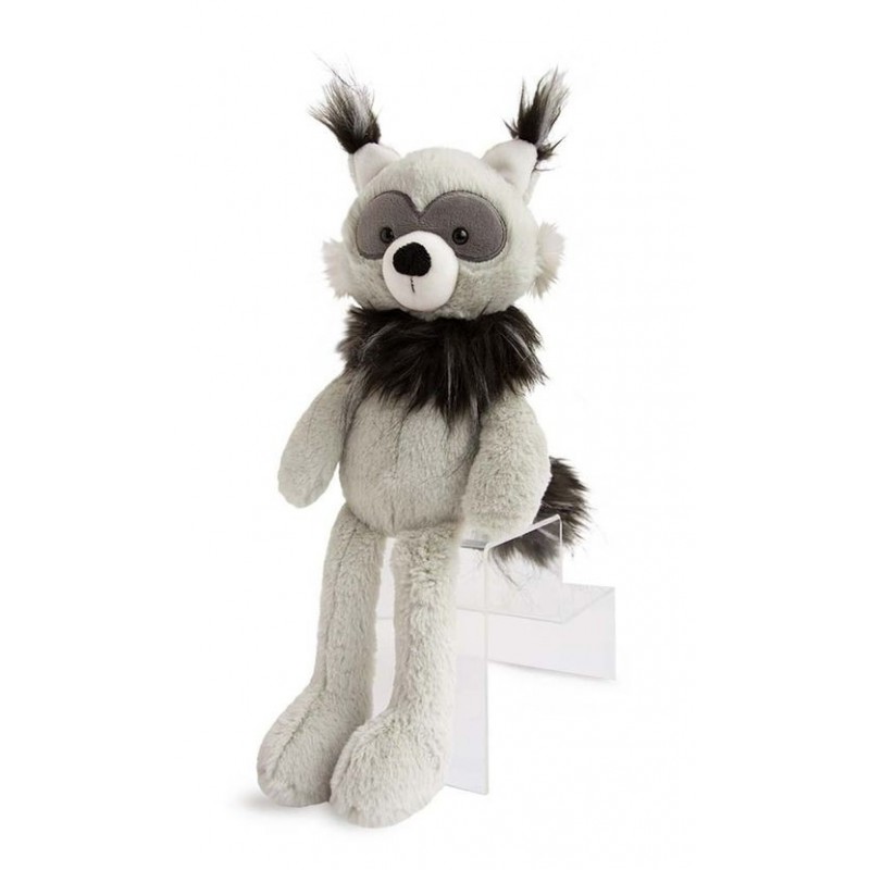 Accueil Histoire d'ours doudou Histoire d'ours Raton Laveur Gris 30cms Glitter Pantin