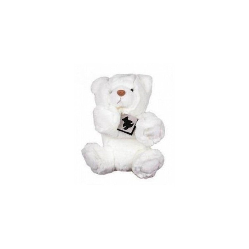 Accueil Histoire d'ours doudou Histoire d'ours Ours Blanc Alaska HO2422 Signature marionnette