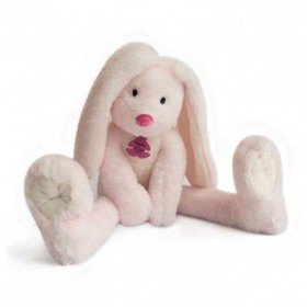 Accueil Histoire d'ours Histoire d'Ours Lapin longues jambes Rose - Fluffy -
