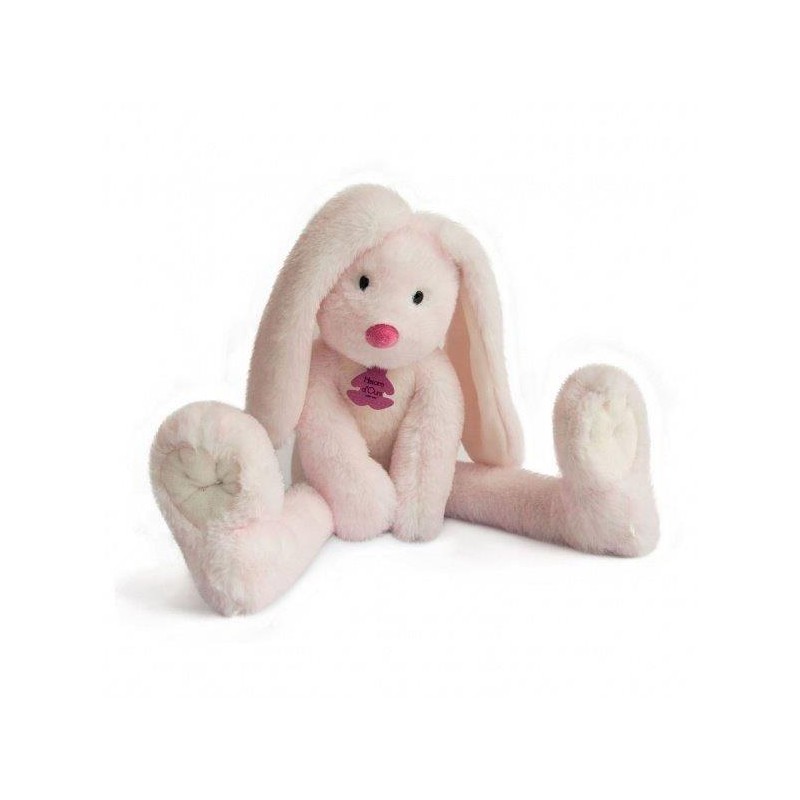 Accueil Histoire d'ours Histoire d'Ours Lapin longues jambes Rose - Fluffy -