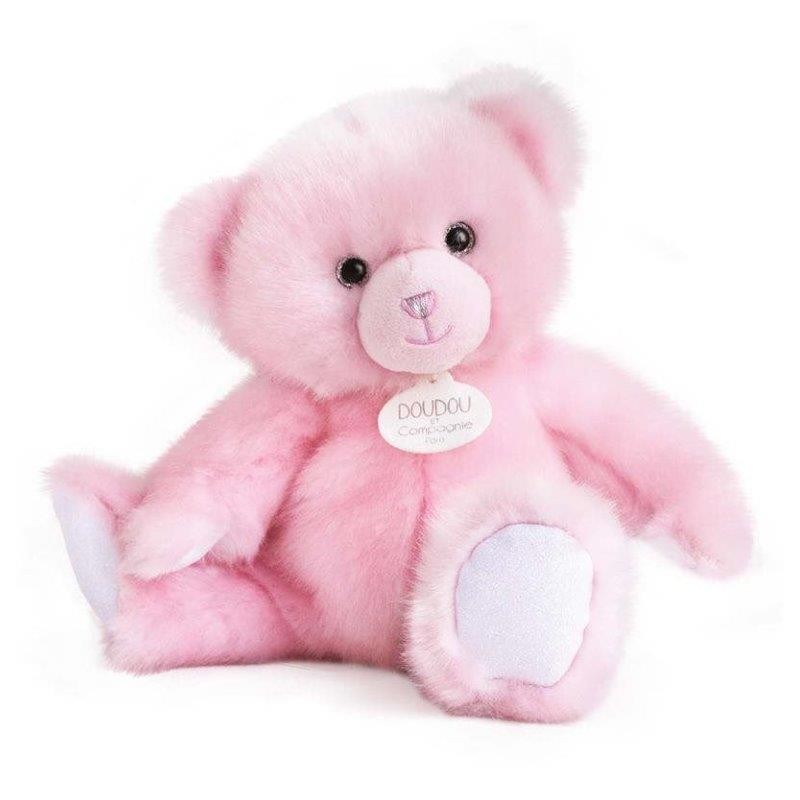 Accueil Doudou et Compagnie Doudou et compagnie Ours Rose Sorbet Pantin - Collection