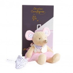 Accueil Doudou et Compagnie Doudou et compagnie Souris Beige Suzie dent de lait