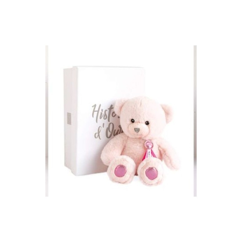 Accueil Histoire d'ours doudou Histoire d'ours Ours Rose Sorbet HO2806 Charms Pantin