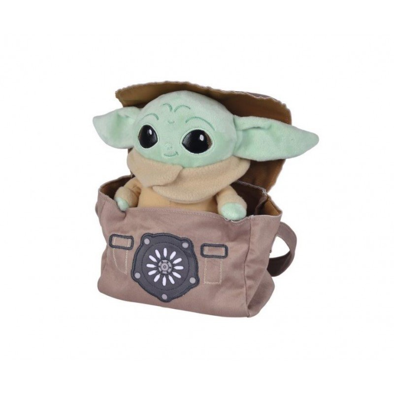 Accueil Disney Doudou Disney Mandalorian dans son sac - 25 cm Star Wars