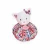 Accueil Doudou et Compagnie Doudou et Compagnie chat les petits futés liberty rose