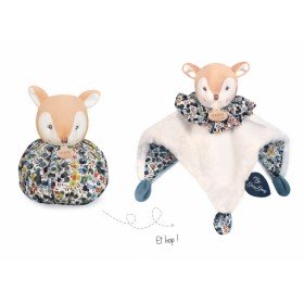 Accueil Doudou et Compagnie Doudou et Compagnie Le Faon liberty les petits futés