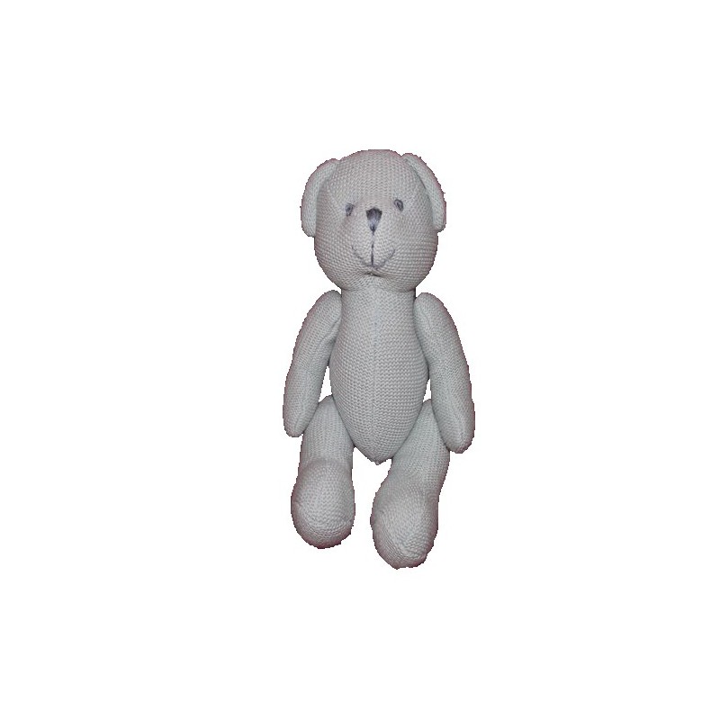 Accueil Jacadi doudou Jacadi Ours Bleu tricot 25cms Tricot Pantin