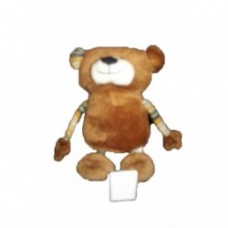 Accueil Doudou et Compagnie doudou Doudou et compagnie Ours Marron bras et jambes Pantin