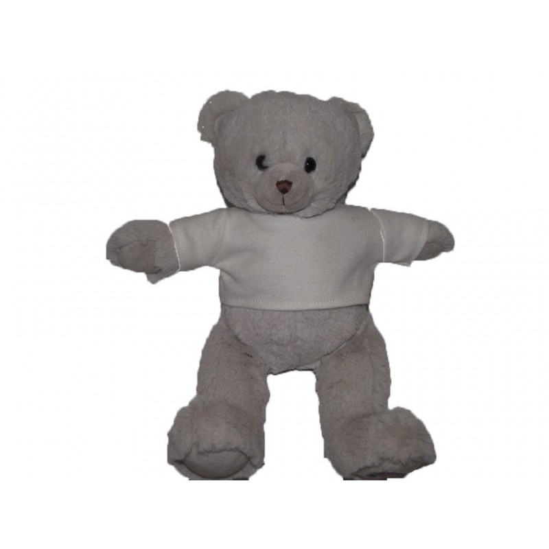 Accueil Doudou et Compagnie doudou Doudou et compagnie Ours Gris pull blanc Roland Garros Pantin