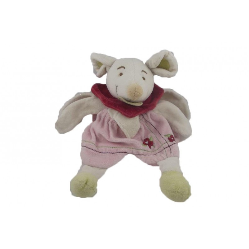 Accueil Doudou et Compagnie doudou Doudou et compagnie Souris Rose  plat