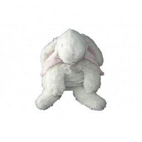 Accueil Doudou et Compagnie doudou Doudou et compagnie Lapin Blanc foulard rose etat délavee Lapin Ponpon Pantin