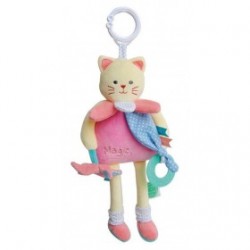 Accueil Doudou et Compagnie doudou Doudou et compagnie Chat Jaune dentition hochet DC3006 Magic Activite