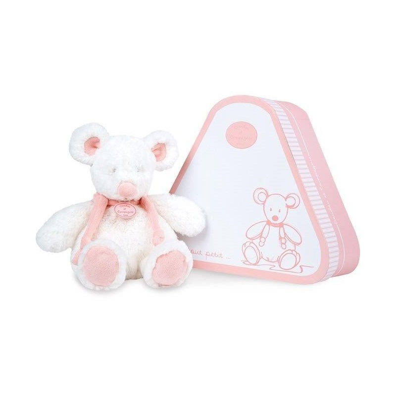 Accueil Doudou et Compagnie doudou Doudou et compagnie Souris Rose 27cms DC2604 Mon Tout Petit Souris