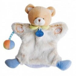 Accueil Doudou et Compagnie doudou Doudou et compagnie Ours Marron balle bleu vert orange DC2900 Choupidoudou Marionnette