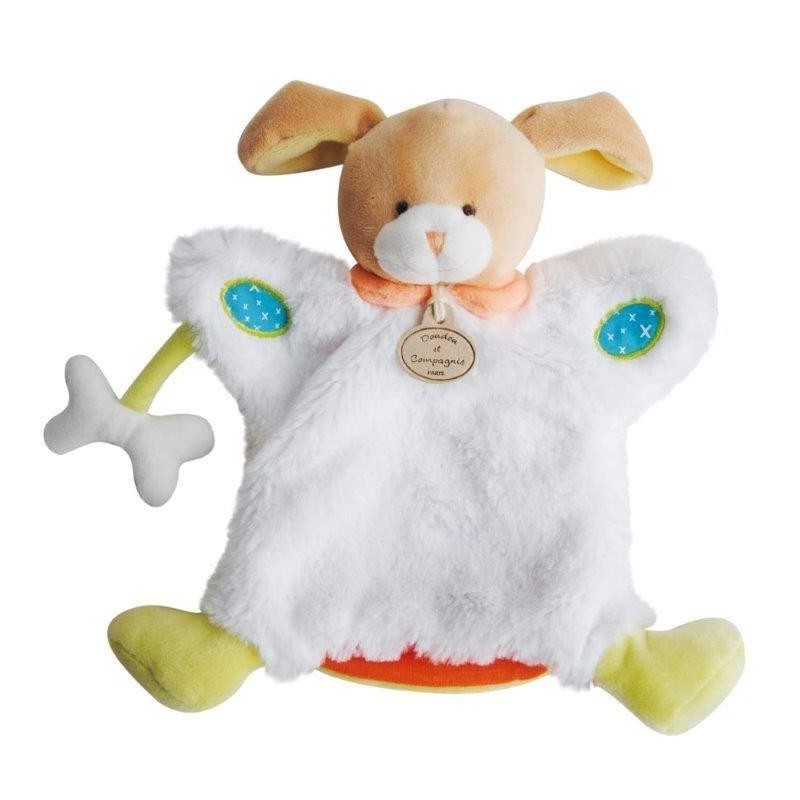 Accueil Doudou et Compagnie doudou Doudou et compagnie Ours Blanc os orange DC2900 Choupidoudou Marionnette