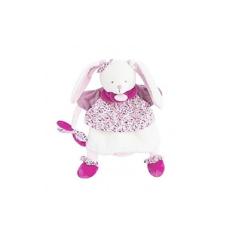 Accueil Doudou et Compagnie doudou Doudou et compagnie Lapin Rose DC3080 Cerise Marionnette