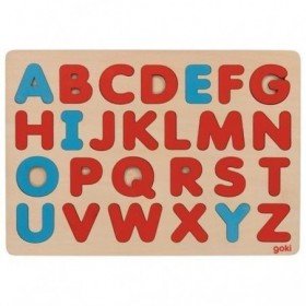 JJB  Puzzle en Bois les lettres de l'alphabet