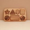 JJB  Puzzle d'encastrement géométrique en Bois