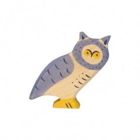 JJB  Figurine en Bois Holztiger la chouette