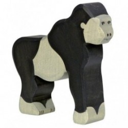 JJB  Figurine en Bois Holztiger le Gorille