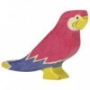 JJB  Figurine en Bois Holztiger le Perroquet