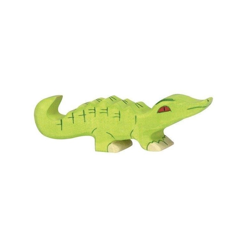 JJB  Holztiger Figurine en Bois le Crocodile P modéle