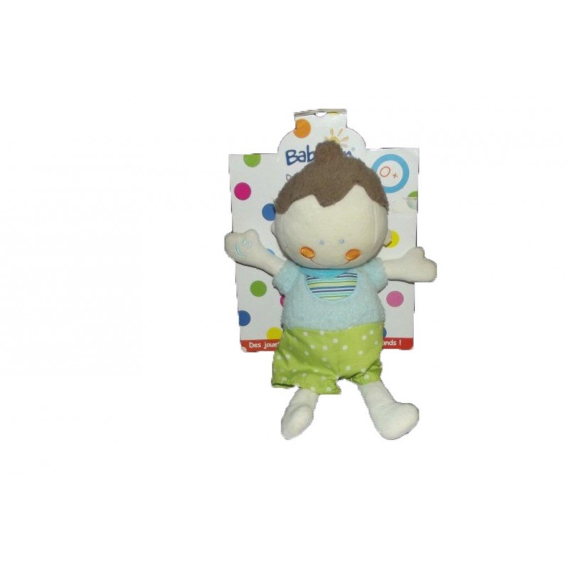 Accueil Babysun doudou Babysun Garçon Bleu rire d enfant  Plat
