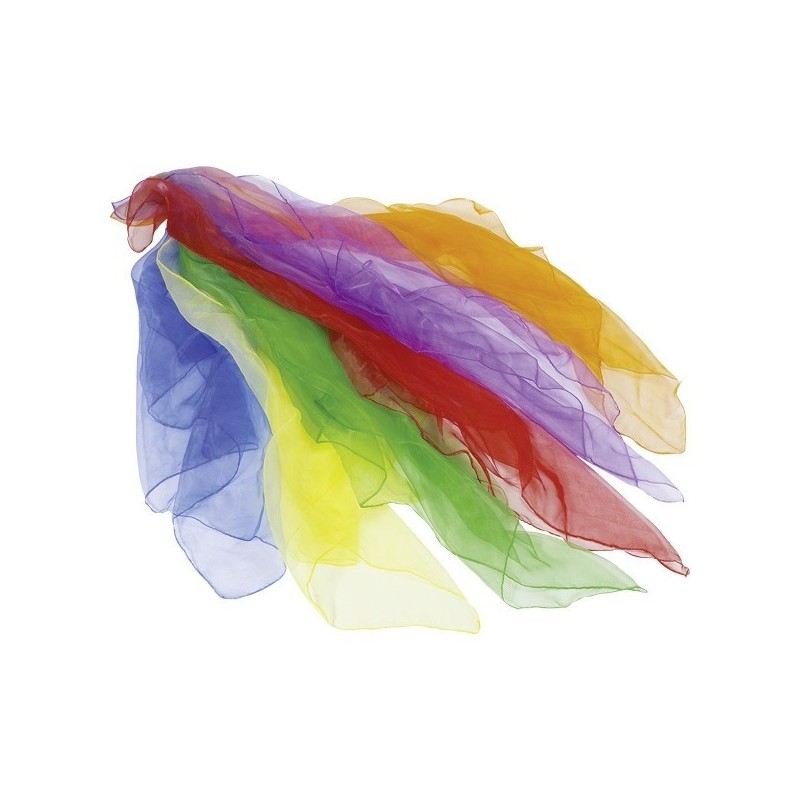 JJB  Goki Set de 6 Foulards en Tissu pour jongler Cirque