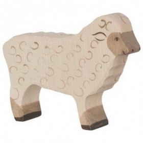 JJB  Holztiger Mouton debout en Bois