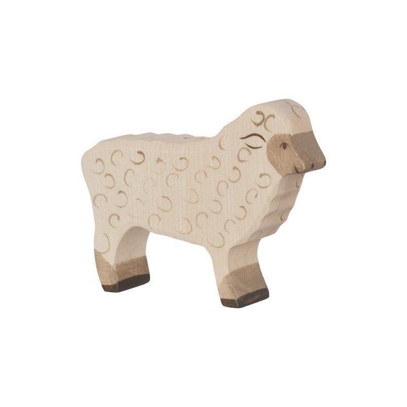 JJB  Holztiger Mouton debout en Bois