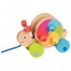 JJB  Escargot animal à tirer en Bois