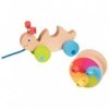 JJB  Escargot animal à tirer en Bois