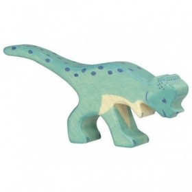 JJB  Figurine en Bois Holztiger Dinosaure Pachycephalosaurus