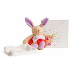 Accueil Doudou et Compagnie doudou Doudou et compagnie Lapin Rouge Magic avec mouchoir 25cms DC3025 Les Luminescents Pantin