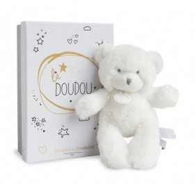 Accueil Doudou et Compagnie doudou Doudou et compagnie Ours Blanc etiquette argent 20cms Lumineux Pantin